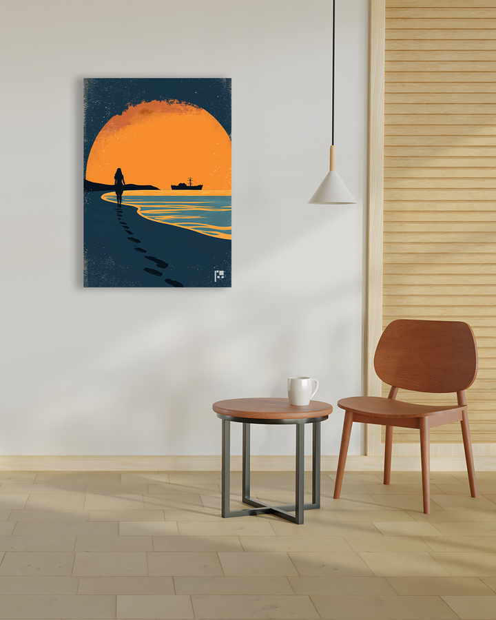 Sunset Art - Metal Poster