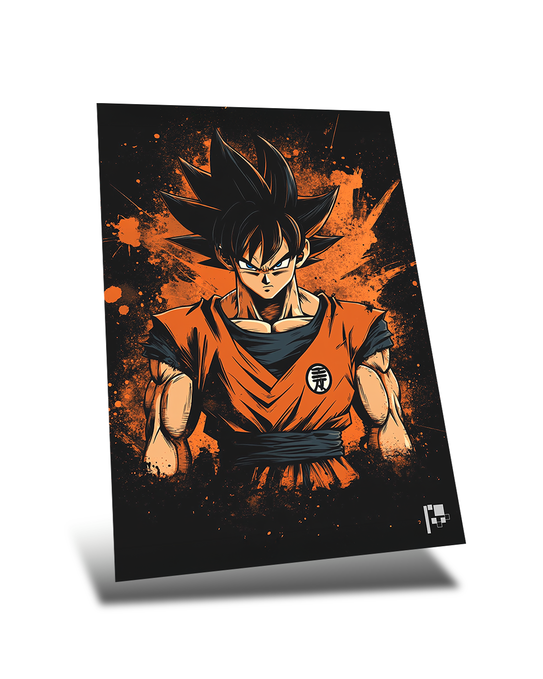 Goku | Anime Art | Dragon Ball Z | Metal Poster