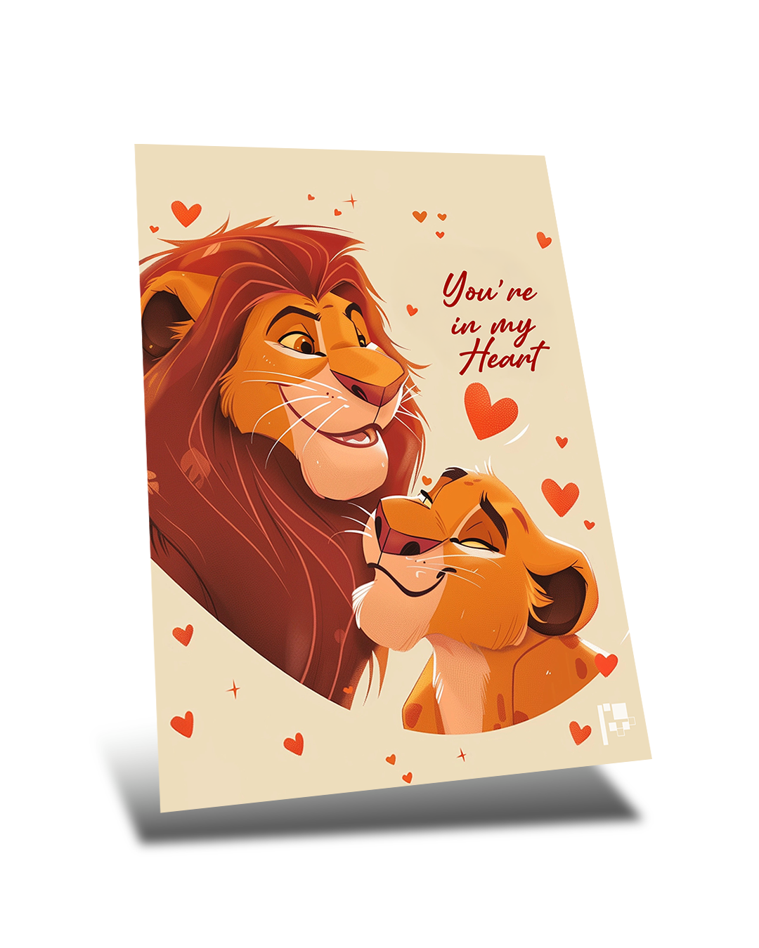 Heart of a King | Lion King Inspired | Metal Poster