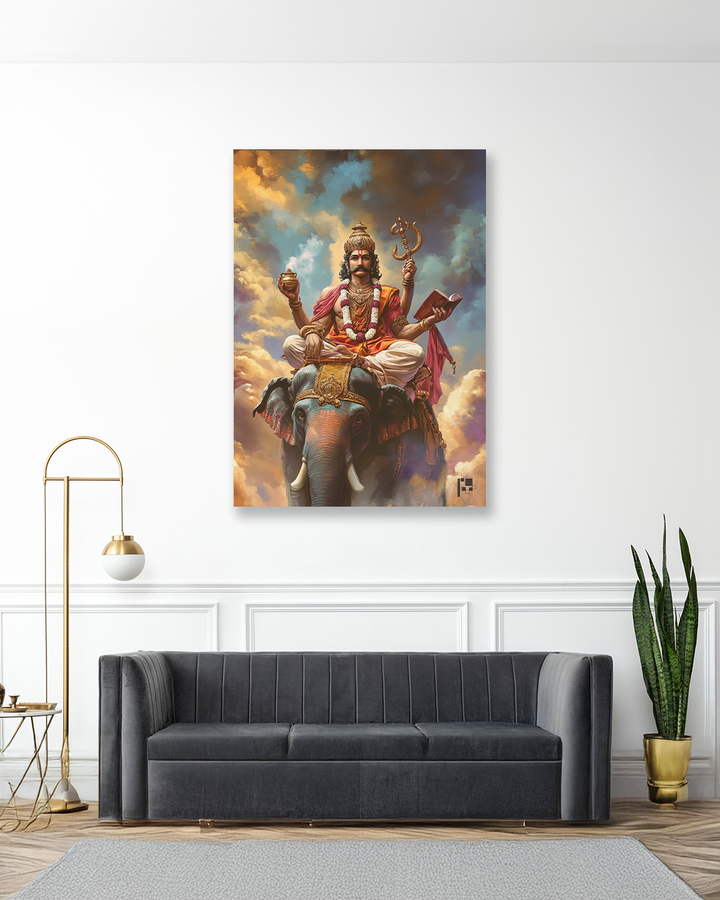 Lord Vishwakarma - Metal Poster