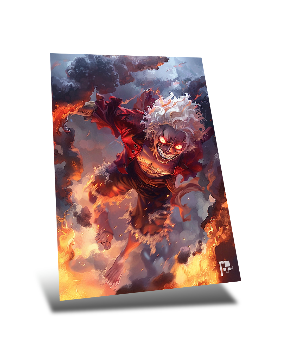 Luffy | One Piece | Gear 5 | Anime Metal Poster