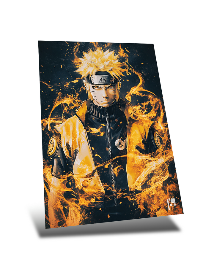 Naruto Uzumaki | Anime Art | Metal Poster