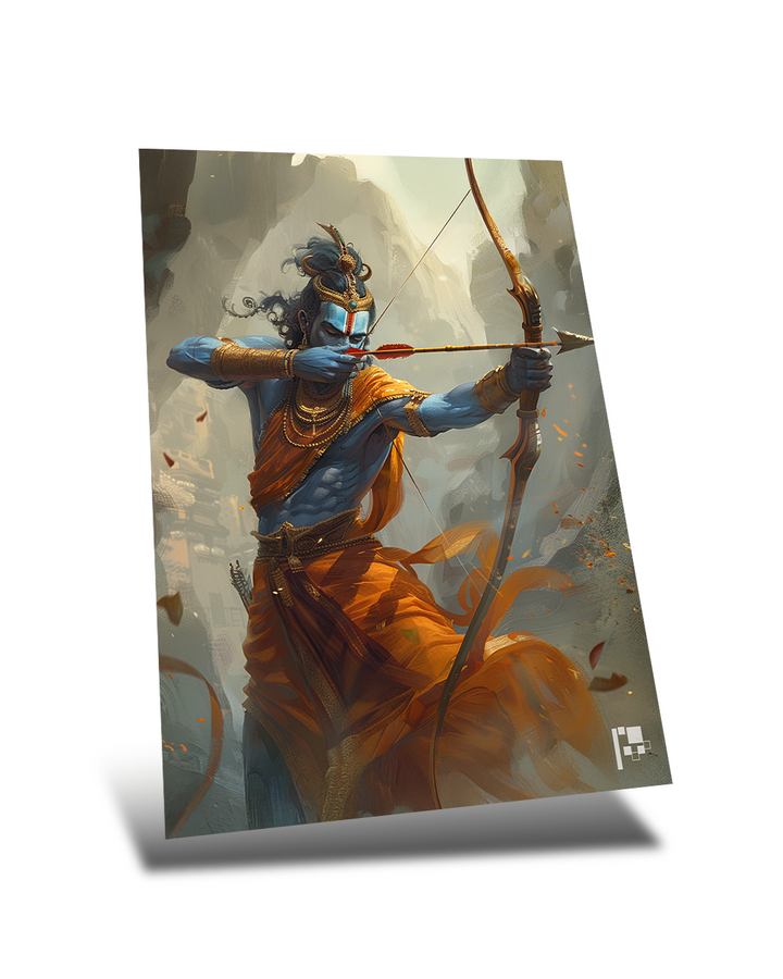 Shree Ram | Sanatan Dharm | Hindu God | Metal Poster