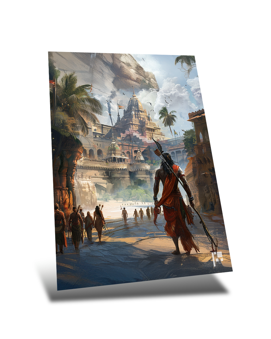 Lord Ram Returns | Ayodhya | Sanatan Dharma | Hindu God | Metal Poster