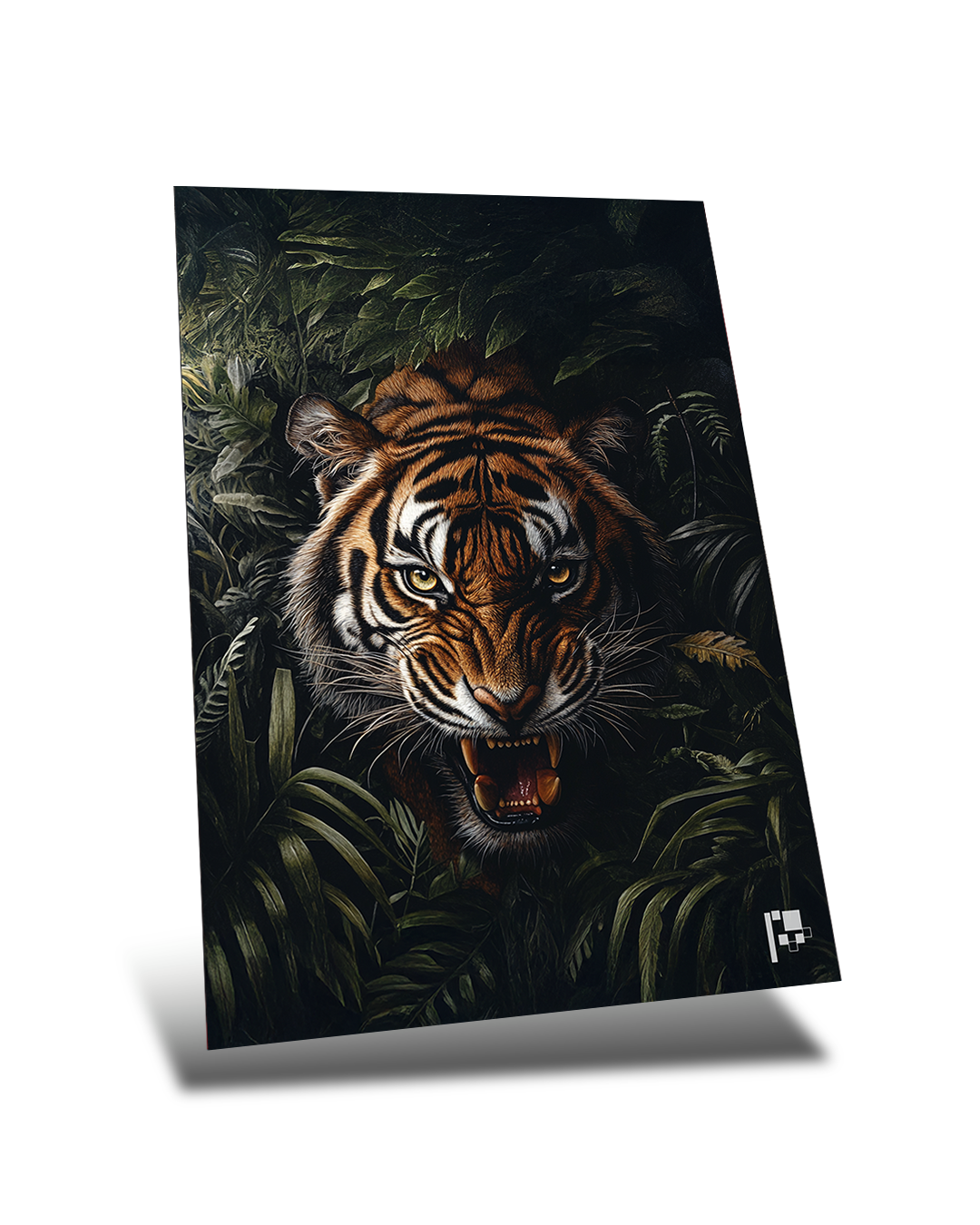 Roaring Tiger - Metal Poster