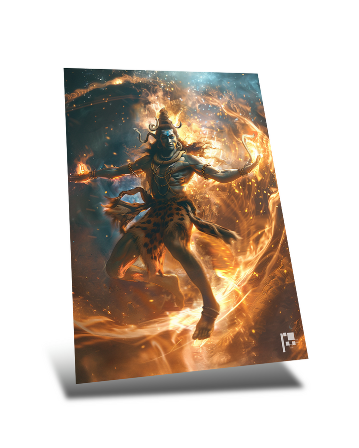 Shiva | Natraj | Hindu God | Metal Poster