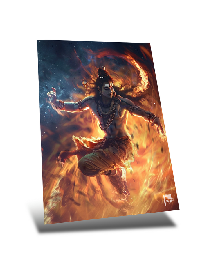 Lord Shiva | Hindu God | Metal Poster