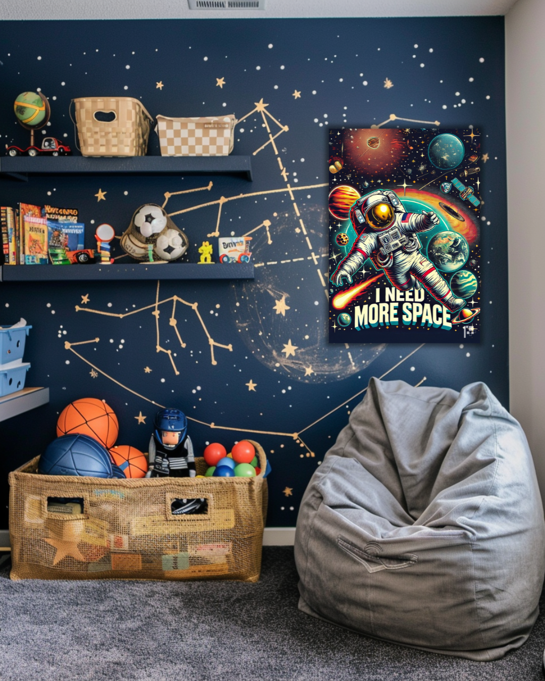 Cosmic Astronaut | Funny Quote | Metal Poster