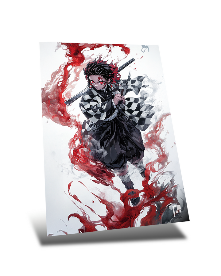 Tanjiro Kamado | Demon Slayer | Anime | Metal Poster