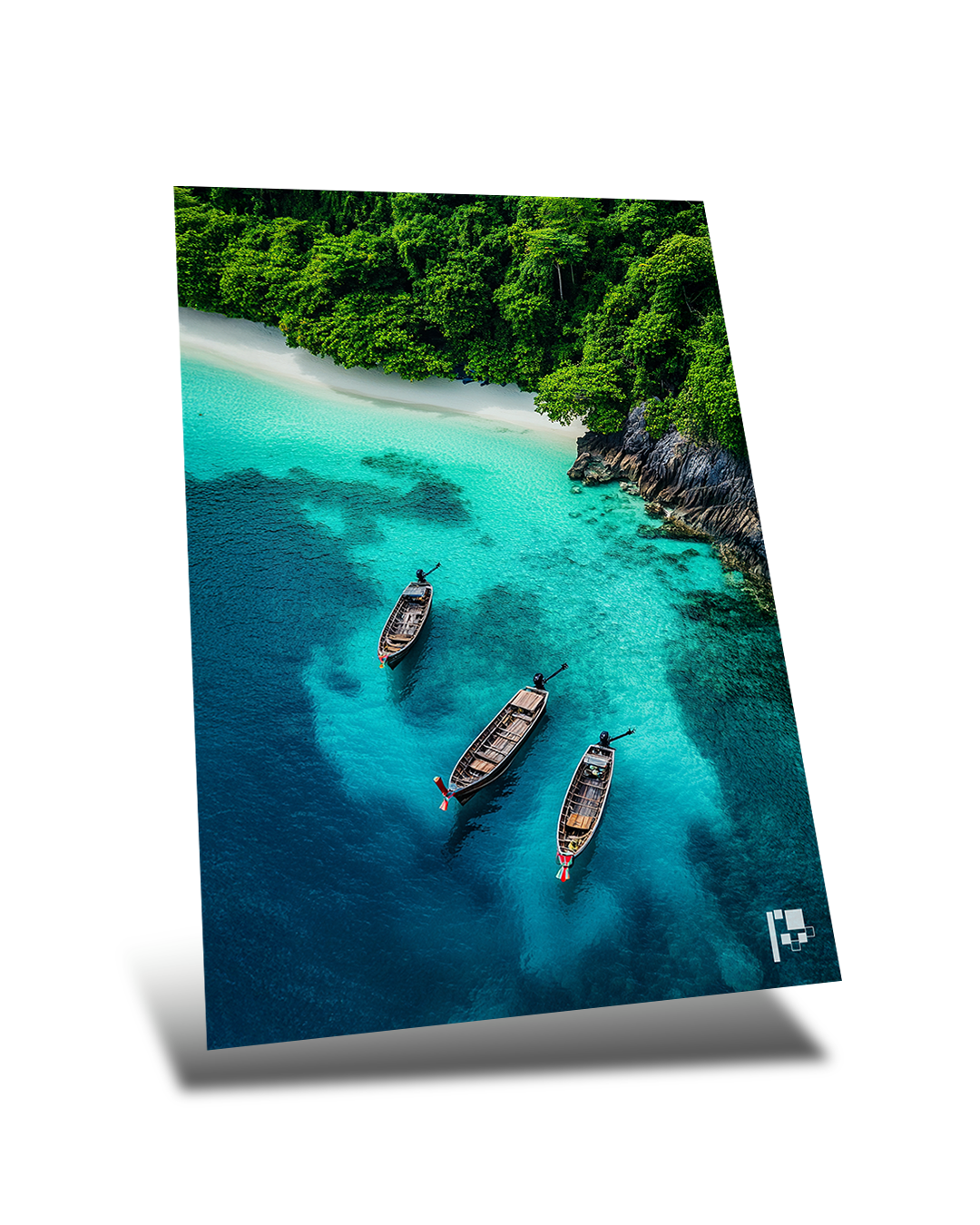 Tropical Serenity - Metal Poster